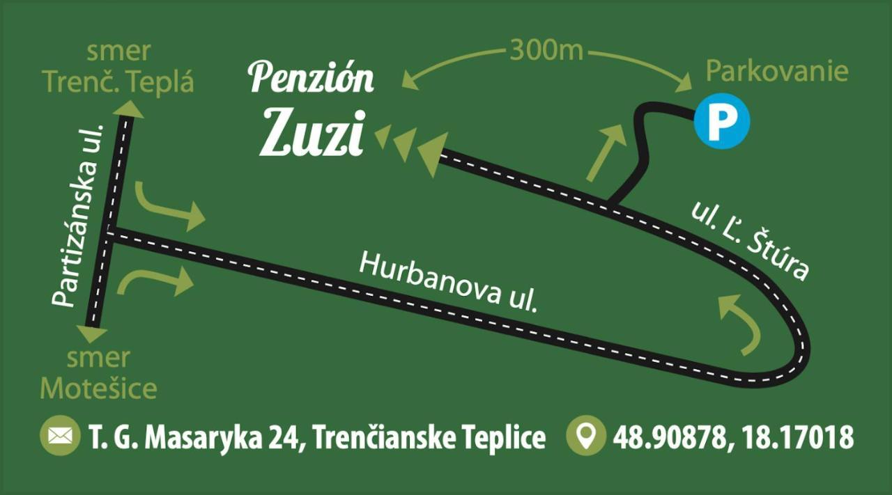 Penzion Zuzi Trenčianske Teplice Eksteriør bilde